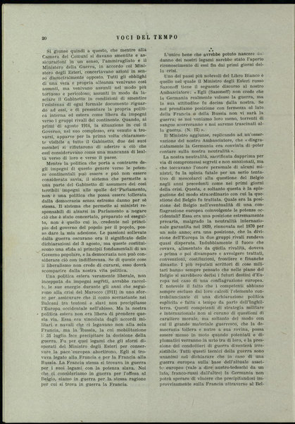 Voci del tempo : rassegna contemporanea politica e finanziaria e rivista delle riviste